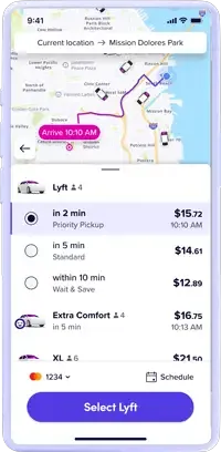  RIDE WITH LYFT